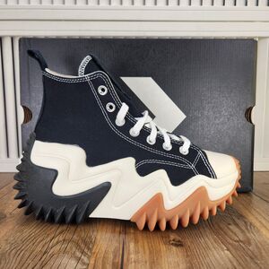 Converse Run Star Motion Hi Womens Sz 7.5 Black Platform Sneakers Shoes 171545C